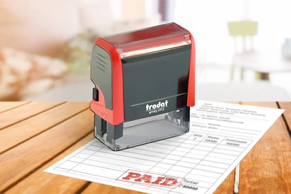 Self Inking Rubber Stamp